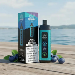 Crown Bar Al Fakher 8000 Puffs – Blue Ocean Disposable Vape