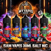 SAM VAPES Salt Nicotine 30ml E-Liquid 30mg & 50mg in dubai