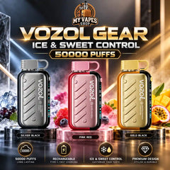 Vozol Gear Ice & Sweet 50K Puffs 50MG Disposable Vape in Dubai