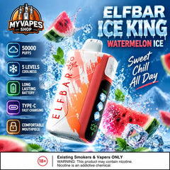 ELFBAR Ice King 30000 Puffs 5% Nicotine Vape in Dubai UAE