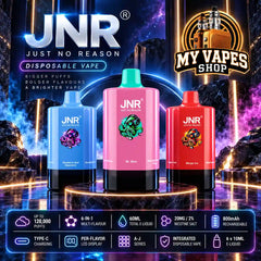 JNR HexaFuse 120K Puffs 6-in-1 Disposable Vape 5% Nicotine in Dubai