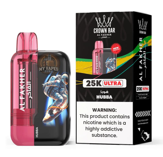 Al Fakher Crown Bar Ultra 25000 Puffs Disposable Vape In Dubai