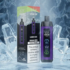 Crown Bar Al Fakher 8000 Puffs – Lush Ice Disposable Vape