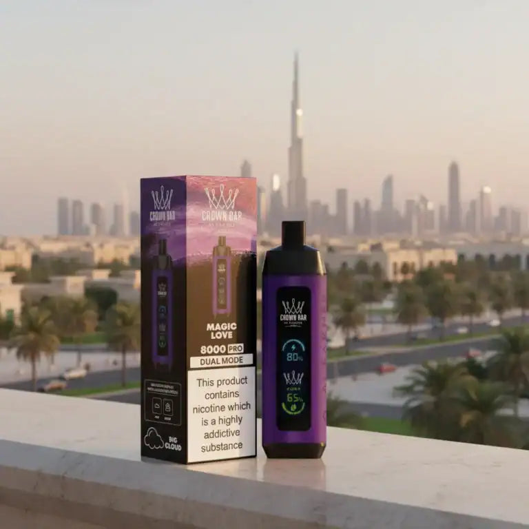 Crown Bar Al Fakher 8000 Puffs – Magic Love Disposable Vape