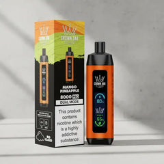 Crown Bar Al Fakher 8000 Puffs – Mango Pineapple Disposable Vape