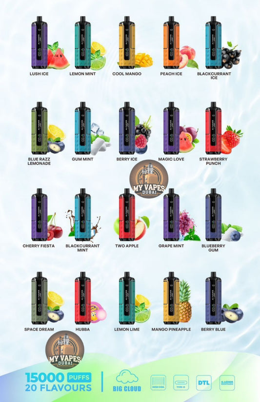 Al Fakher Crown Bar Hypermax 15000 Puffs